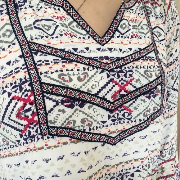 SKIES ARE BLUE MULTICOLOR PRINTED DRESS SZ S - Picture 5 of 7